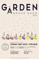 poster for “Garden” Exhibition