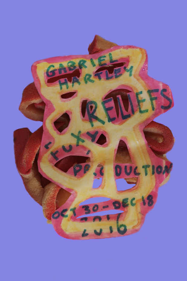 poster for Gabriel Hartley “Reliefs”