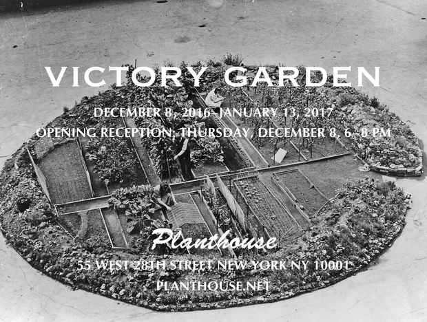 poster for “Victory Garden” Exhibition