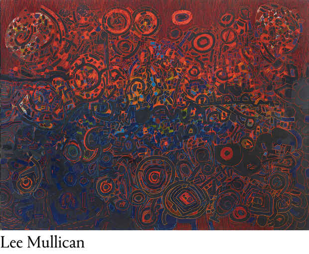 poster for Lee Mullican Exhibition