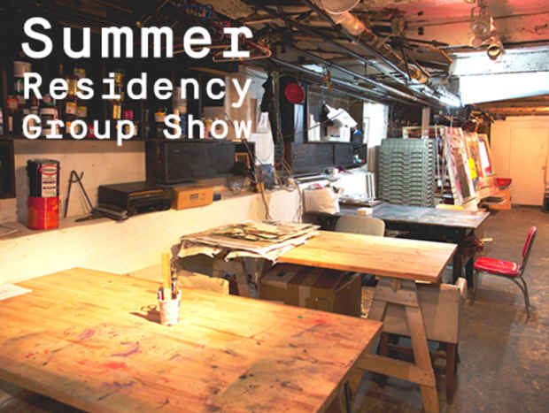 poster for “SUMMER RESIDENCY GROUP SHOW” Exhibition