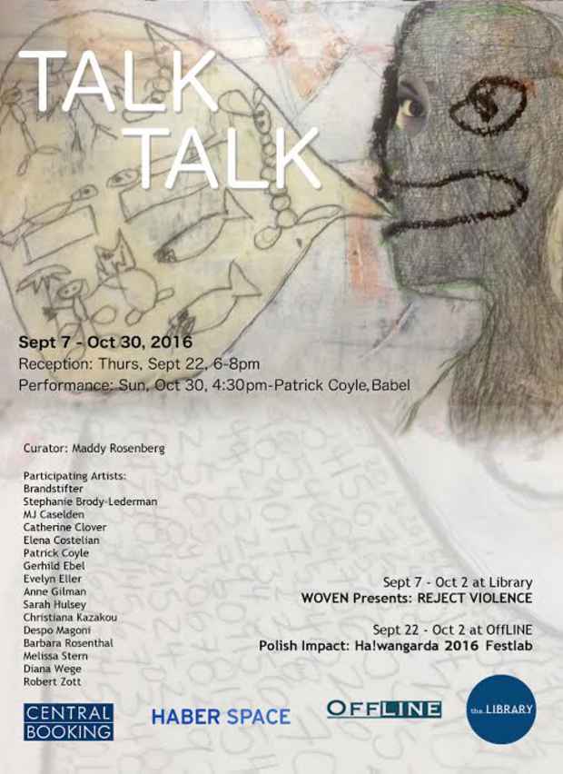poster for “Talk Talk” Exhibition