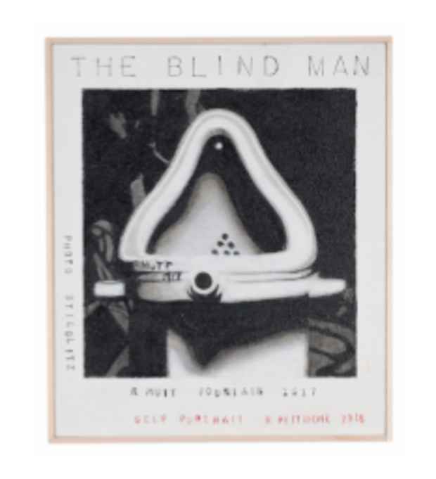 poster for Richard Pettibone “The Blind Man”
