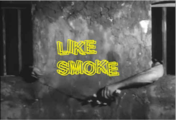 poster for “Like Smoke” Exhibition