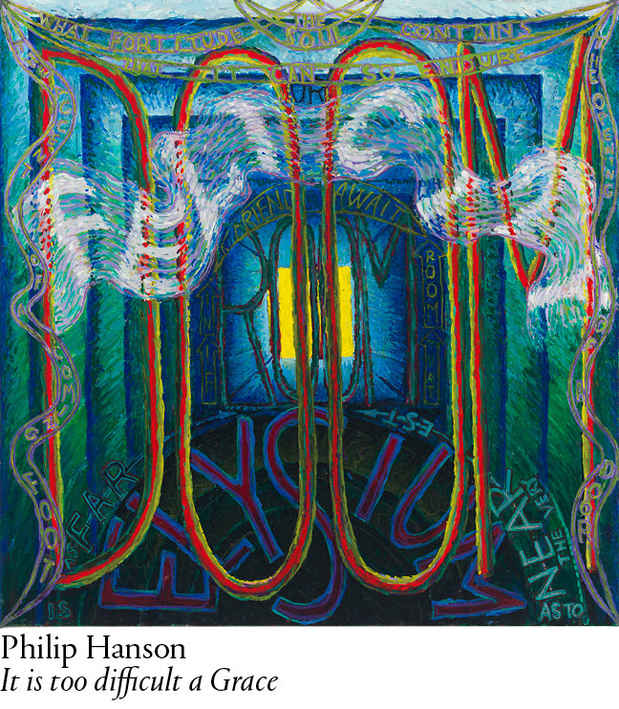 poster for Philip Hanson “It is too difficult a Grace”