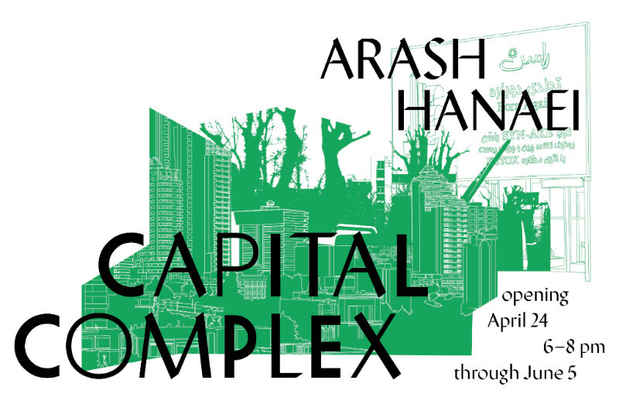 poster for Arash Hanaei “Capital Complex”