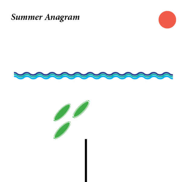 poster for “Summer Anagram” Exhibition