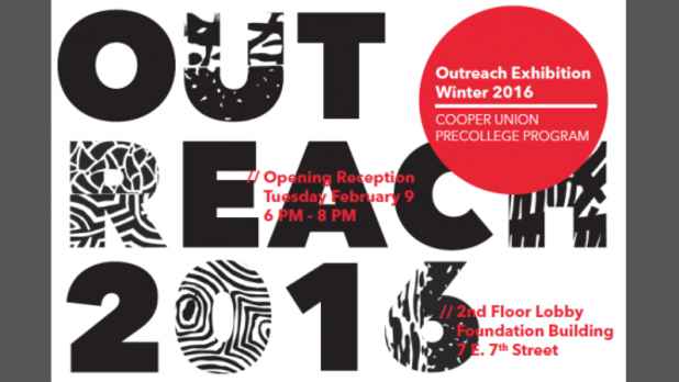 poster for “Outreach Winter Exhibition”