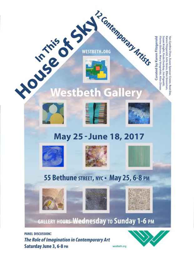 poster for “In This House of Sky” Exhibtion