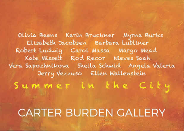 poster for “Summer in the City” Exhibition