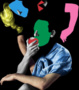poster for Mario Sorrenti & John Baldessari “Noses Elbows and Knees”