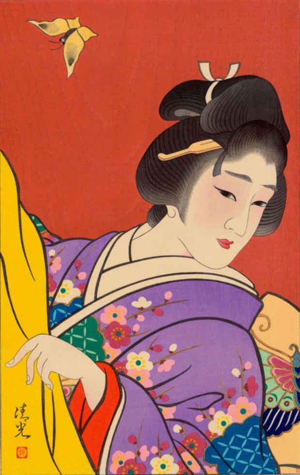 poster for “Ukiyo-e, the Record of a Splendid Era” Exhibition