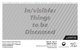 poster for “In/visible: Things to be Discussed” Exhibition