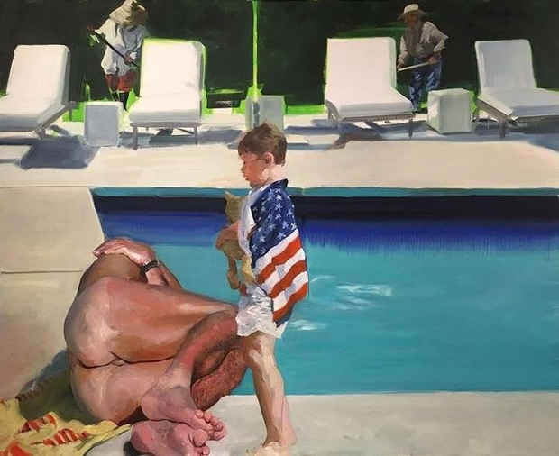 poster for Eric Fischl “Late America”