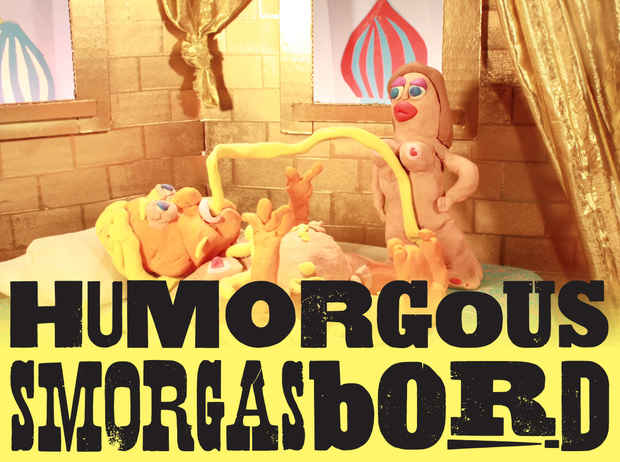 poster for “Humorgous Smorgasbord” Exhibition