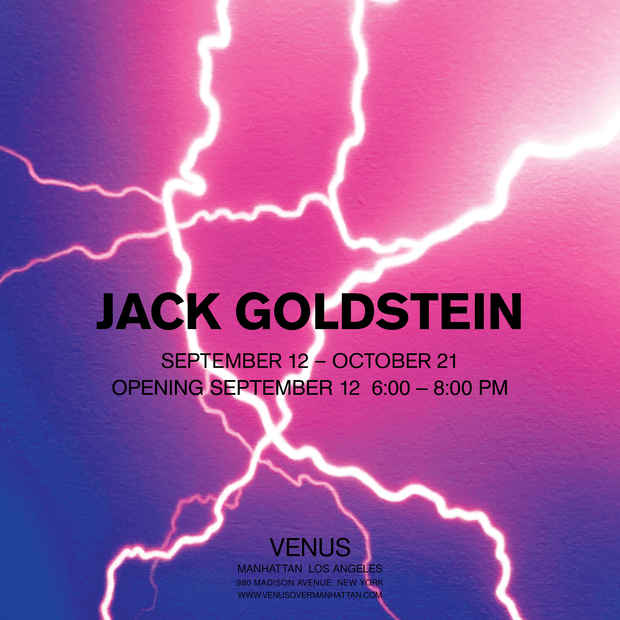 poster for Jack Goldstein Exhibition