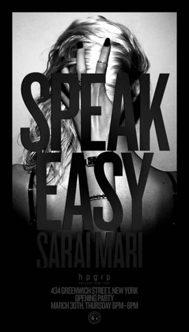 poster for Sarai Mari “Speak Easy”
