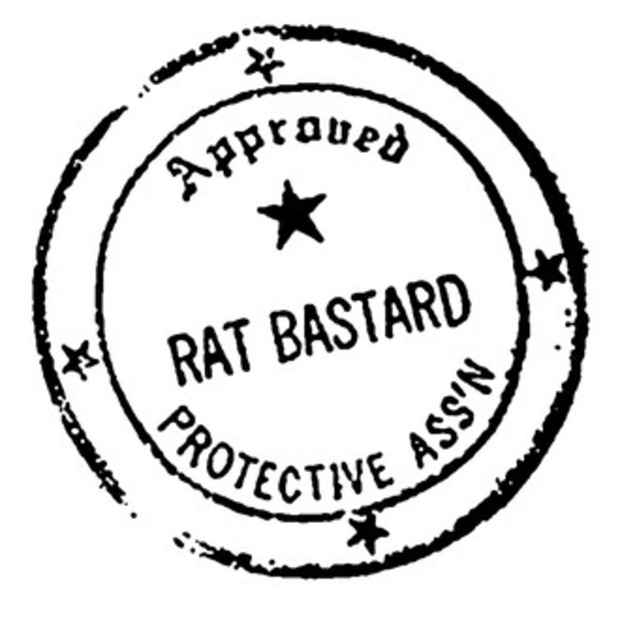poster for “Rat Bastard Protective Association” Exhibition