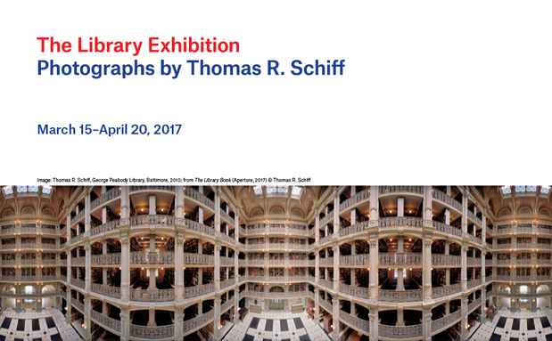 poster for Thomas R. Schiff “The Library Exhibition”