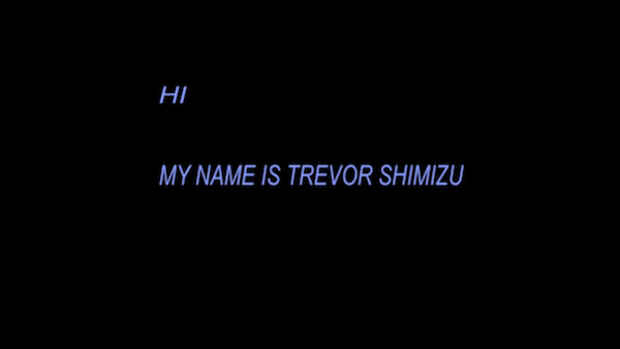 poster for Trevor Shimizu “Selected Video Works: 2000 - 2013”