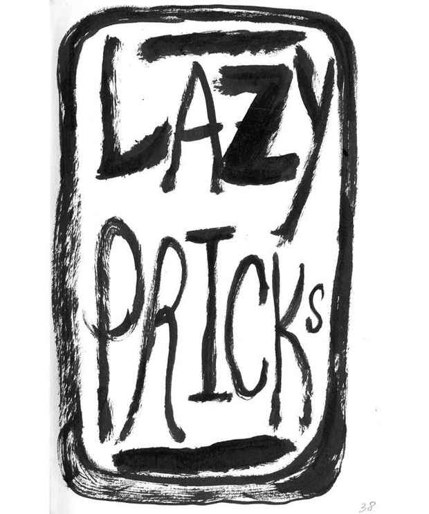 poster for Branden Koch “Lazy Pricks”