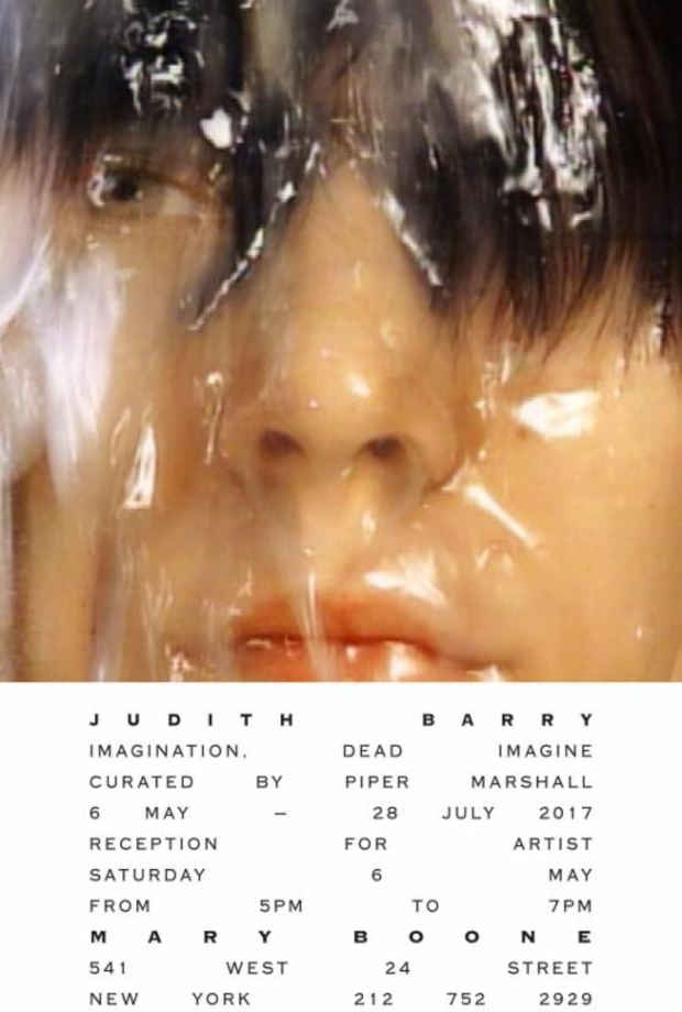 poster for Judith Barry Exhibition
