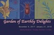 poster for “Garden of Earthly Delights” Exhibition