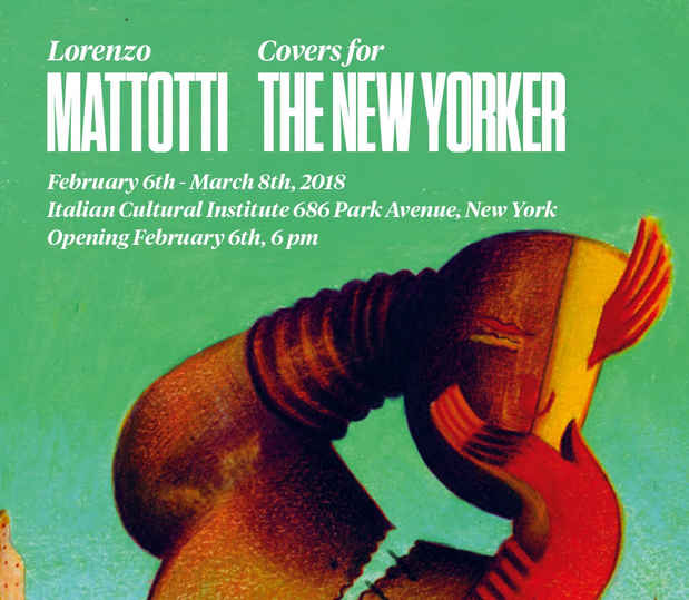 poster for Lorenzo Mattotti “Covers for The New Yorker” 