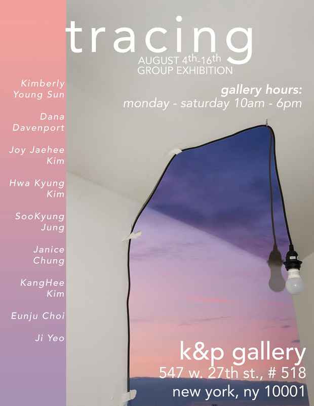poster for “Tracing” Exhibition