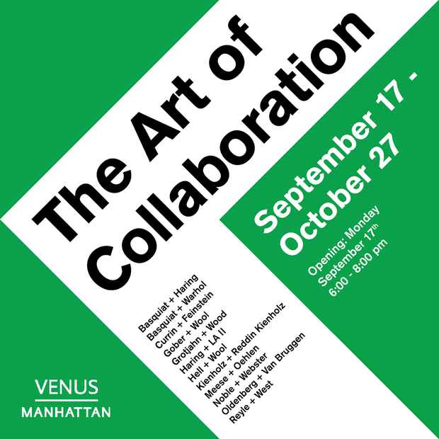 poster for “The Art of Collaboration” Exhibition