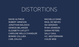 poster for “DISTORTIONS” Exhibition