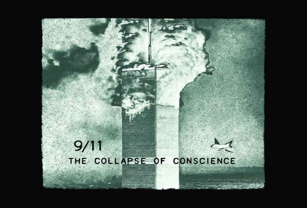 poster for Fredric Riskin “9/11 The Collapse of Conscience”
