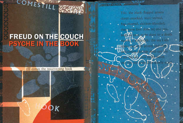 poster for “Freud on the Couch – Psyche in the Book” and Bethany Collins “Occasional Verse”