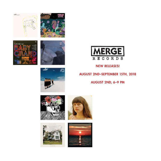 poster for “Merge Records” Exhibition