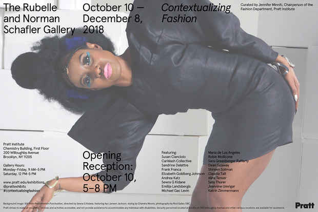 poster for “Contextualizing Fashion” Exhibition
