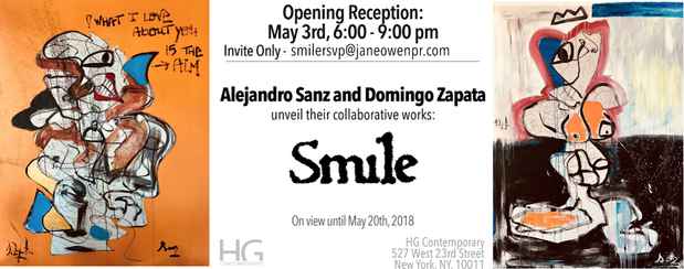 poster for Alejandro Sanz and Domingo Zapata “Smile”
