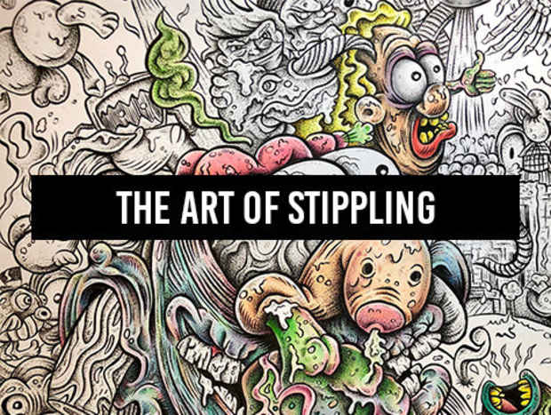 poster for “The Art of Stippling” Exhibition
