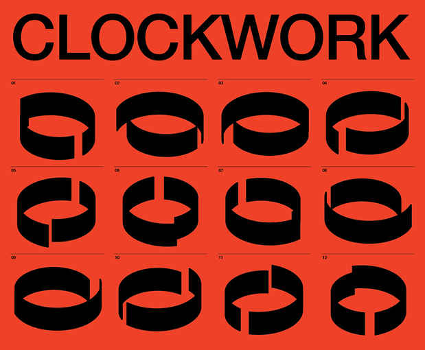 poster for Gerard & Kelly “CLOCKWORK”