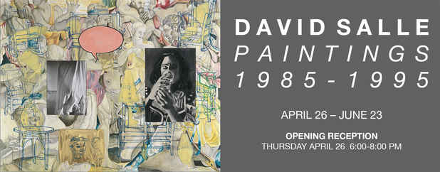 poster for David Salle “Paintings 1985 – 1995”