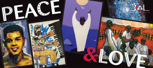 poster for “Peace and Love” Exhibition