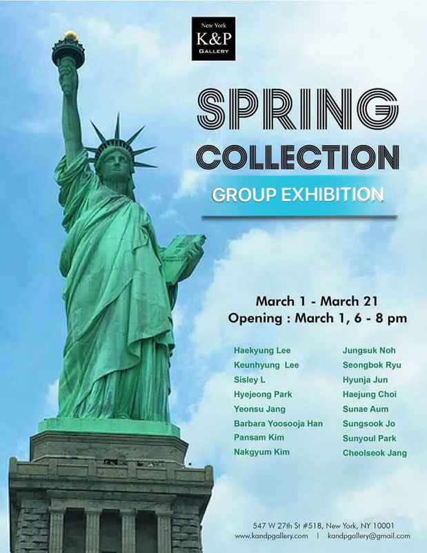 poster for “Spring Collection” Exhibition