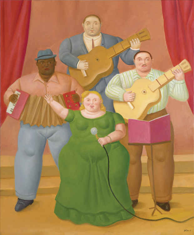 poster for Fernando Botero “Recent Paintings”