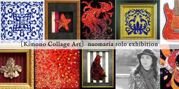 poster for naomaria “Kimono Collage Art”