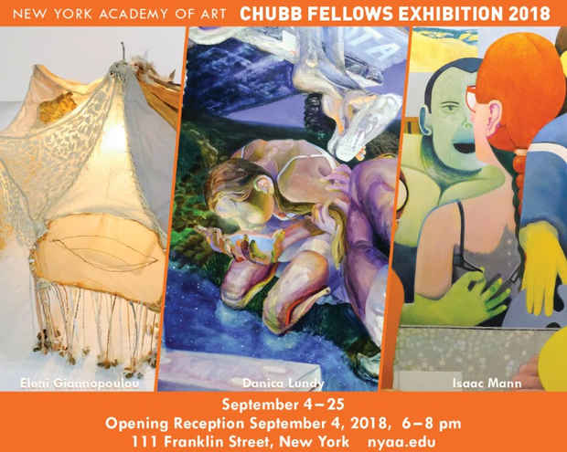 poster for “2018 Chubb Fellows Exhibition”