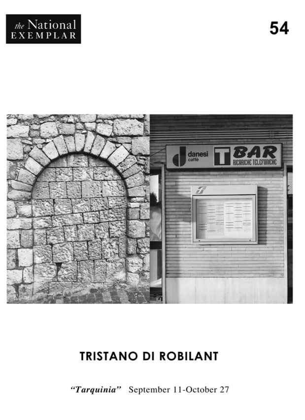 poster for Tristano Di Robilant “Tarquinia”