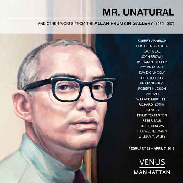 poster for “Mr. Unatural and Other Works from the Allan Frumkin Gallery (1952-1987)” Exhibition