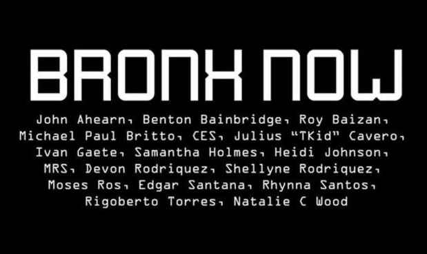 poster for “BRONX NOW” Exhibition