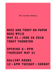 poster for “Rose and Torey on Paper” Exhibition