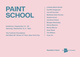 poster for “Paint School” Exhibition