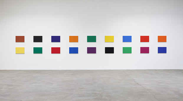 poster for Ellsworth Kelly “Color Panels for a Large Wall”
